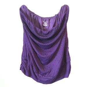 Lane Bryant strapless shirt!